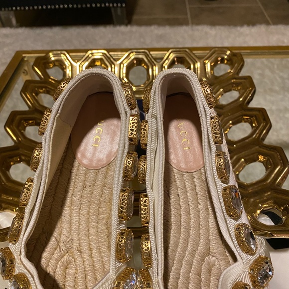 NWOB Gucci Crystal Espadrilles - Picture 2 of 10